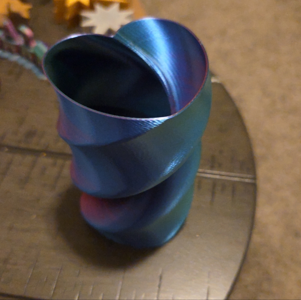 Twisted Heart 3-D Printed Vase
